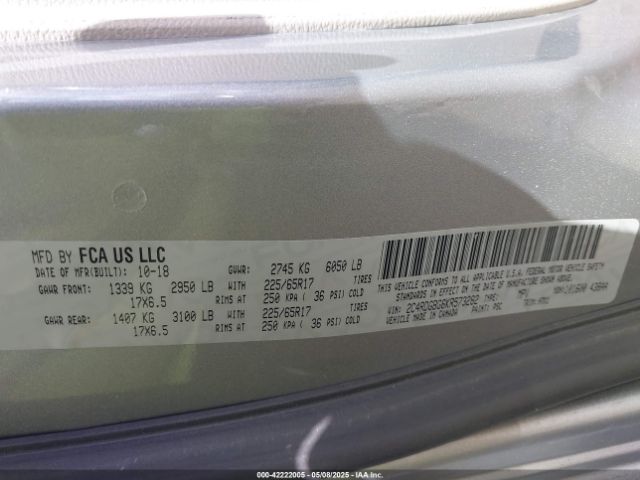2C4RDGBG6KR573282 Dodge Grand Caravan Se