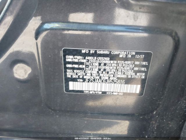 2018 SUBARU FORESTER JF2SJAAC6JH525816 Photo 8