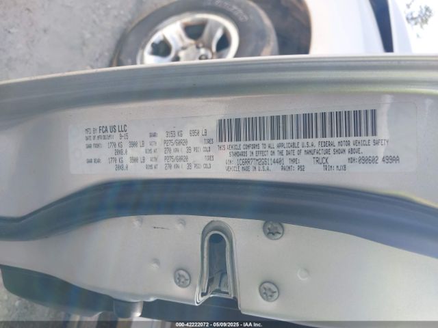1C6RR7TM2GS114401 RAM 1500 Big Horn