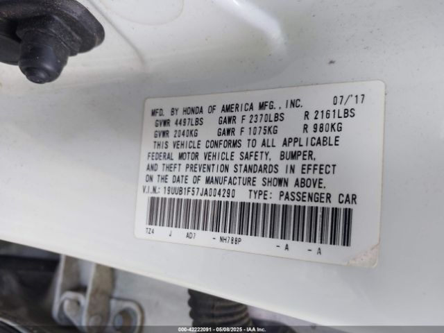 2018 ACURA TLX 19UUB1F57JA004290 Photo 8