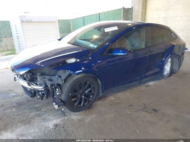 2022 TESLA MODEL X 7SAXCBE69NF332819 Photo 1