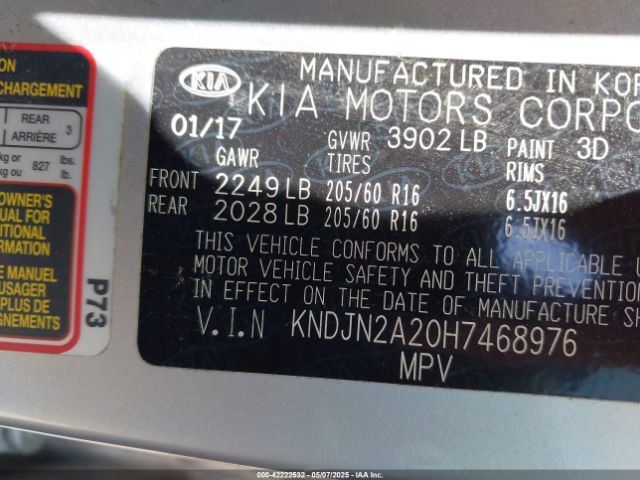 KNDJN2A20H7468976 KIA Soul