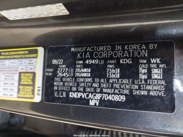2023 KIA SPORTAGE HYBRID KNDPVCAG8P7040809 Photo 8