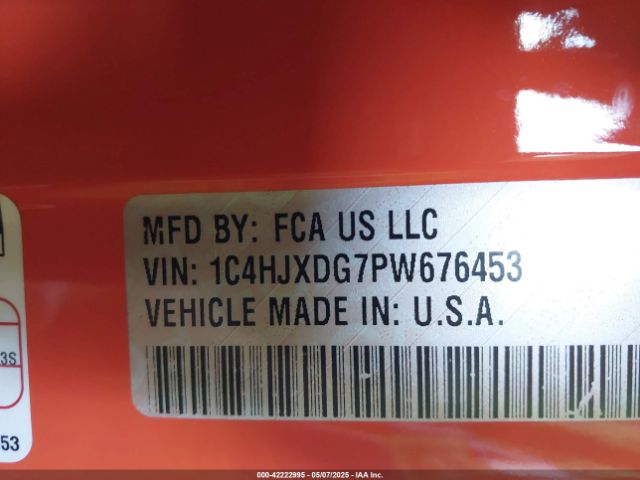 1C4HJXDG7PW676453 Jeep Wrangler 4-door High Tide 4x4