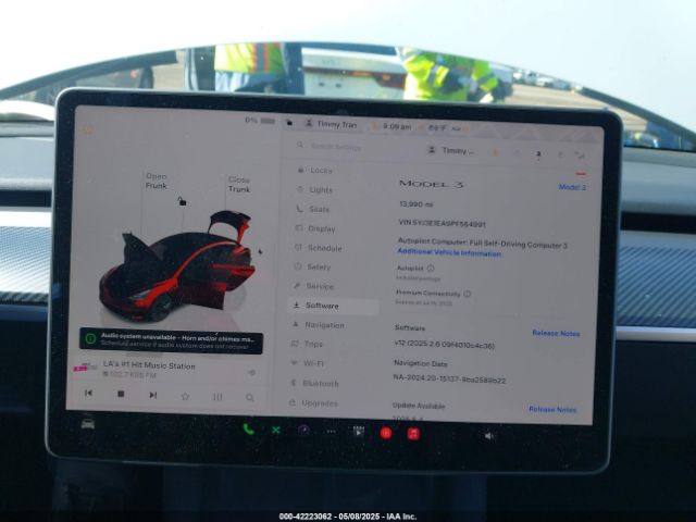 5YJ3E1EA9PF564991 Tesla Model 3 Rear-wheel Drive