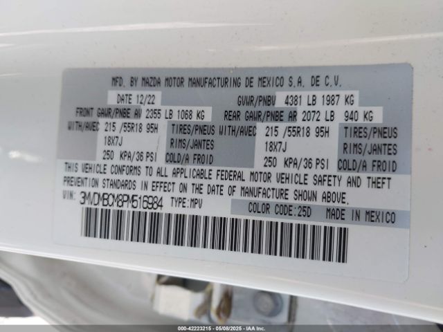 2023 MAZDA CX-30 3MVDMBCM8PM516984 Photo 8
