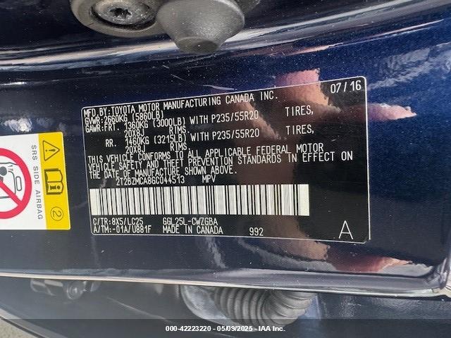2T2BZMCA8GC044513 Lexus Rx 350 F Sport