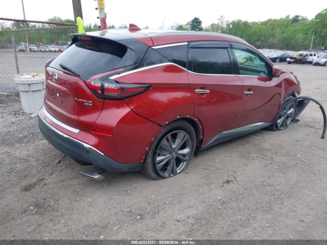 5N1AZ2MS4KN126283 Nissan Murano Platinum