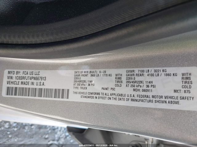 2023 RAM 1500 1C6SRFJT4PN667913 Photo 8
