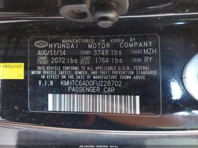 KMHTC6AD0FU228702 Hyundai Veloster