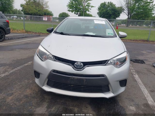 2T1BURHE1GC586368 Toyota COROLLA LE