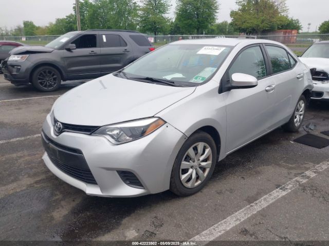 2T1BURHE1GC586368 Toyota COROLLA LE