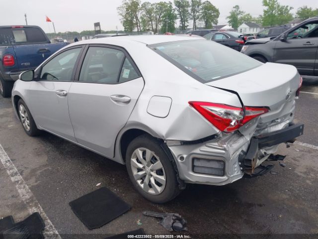 2T1BURHE1GC586368 Toyota COROLLA LE