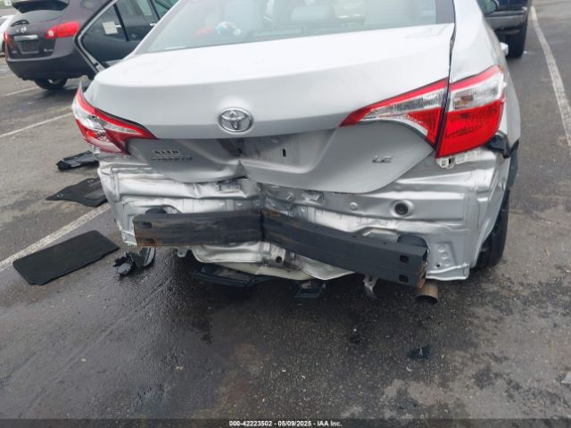 2T1BURHE1GC586368 Toyota COROLLA LE
