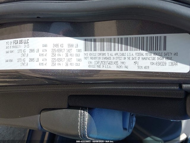 1C4PJMCB1FW691495 Jeep Cherokee Latitude