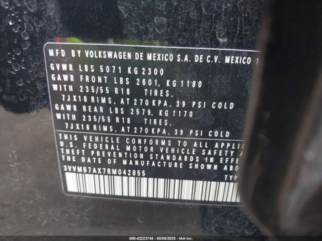 2024 VOLKSWAGEN TIGUAN 3VVMB7AX7RM042855 Photo 8