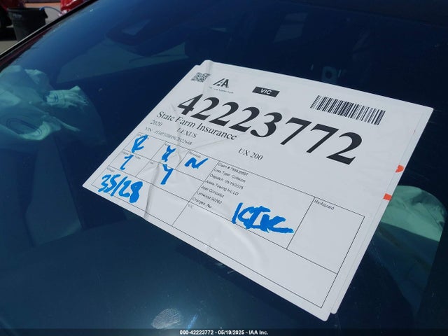 JTHP3JBH9L2022648 Lexus UX 200