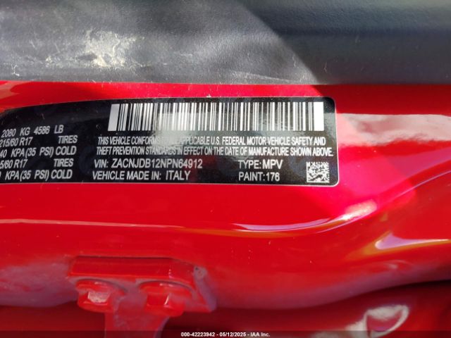 2022 JEEP RENEGADE ZACNJDB12NPN64912 Photo 8