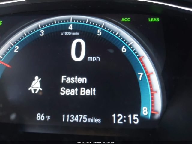 SHHFK7H85KU405751 Honda Civic Ex-l