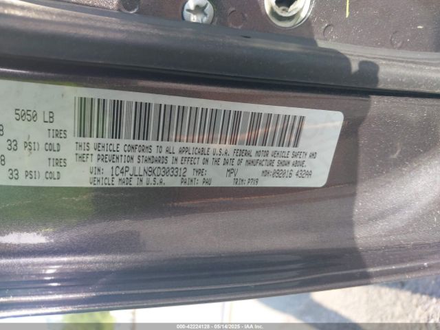 2019 JEEP CHEROKEE 1C4PJLLN9KD303312 Photo 8