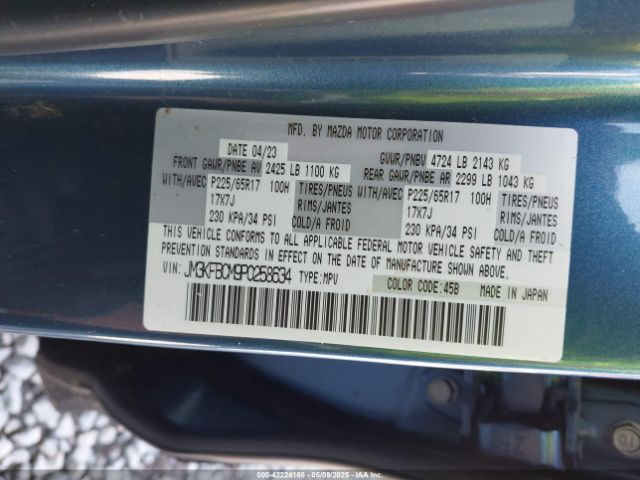 2023 MAZDA CX-5 JM3KFBCM9P0258634 Photo 8