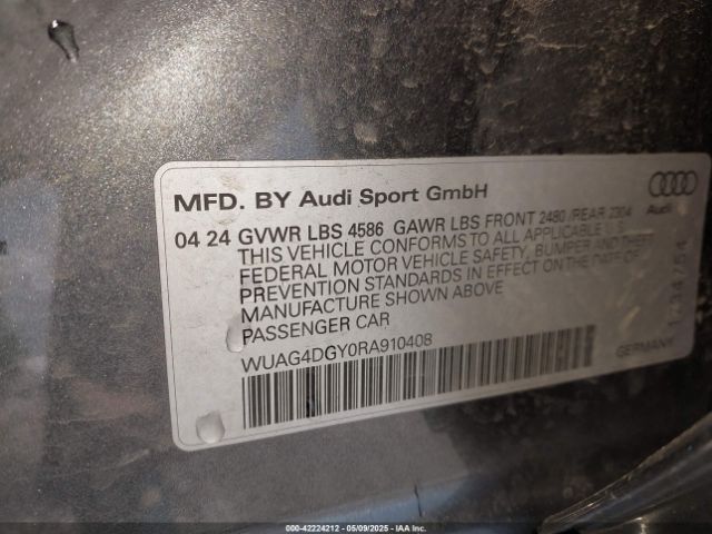 2024 AUDI RS 3 WUAG4DGY0RA910408 Photo 8