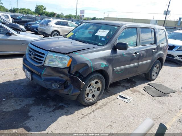 5FNYF3H24EB021337 Honda PILOT LX