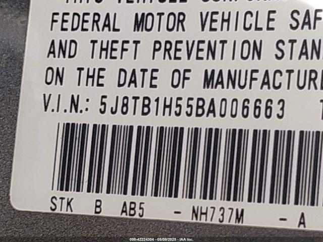 2011 ACURA RDX 5J8TB1H55BA006663 Photo 8