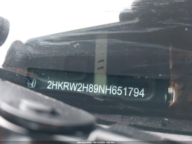 2HKRW2H89NH651794 Honda Cr-v Awd Ex-l