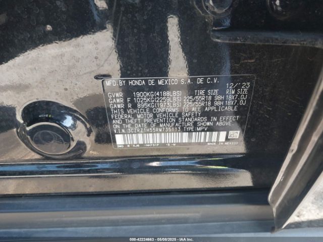 2024 HONDA HR-V 3CZRZ1H55RM735113 Photo 8