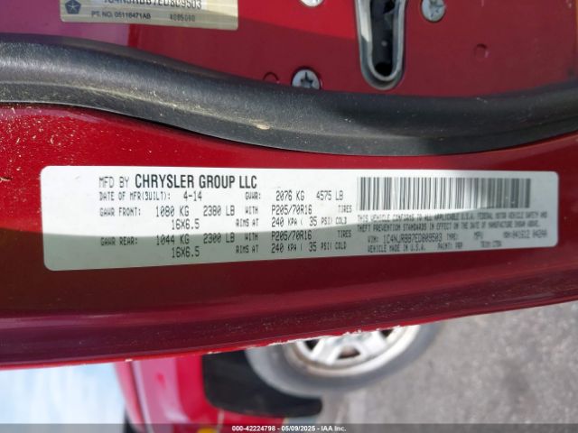 1C4NJRBB7ED809503 Jeep Patriot Sport