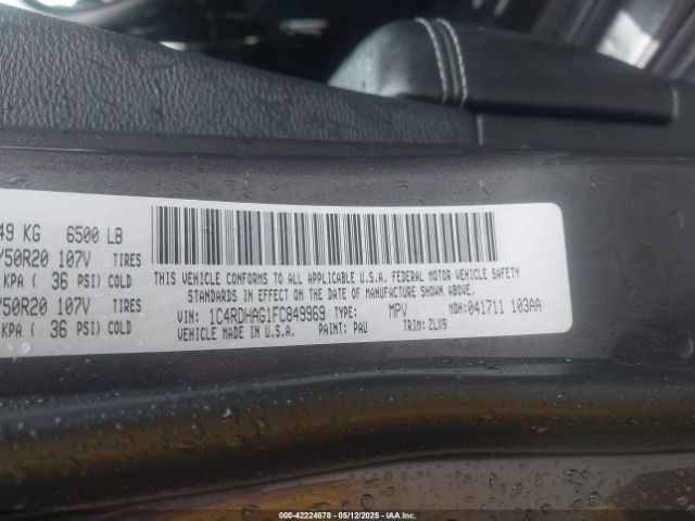 2015 DODGE DURANGO 1C4RDHAG1FC849969 Photo 8