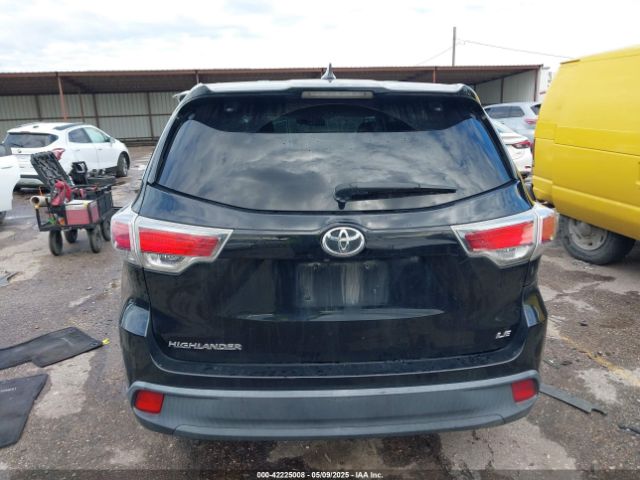 5TDZKRFH9FS100106 Toyota Highlander Le Plus V6