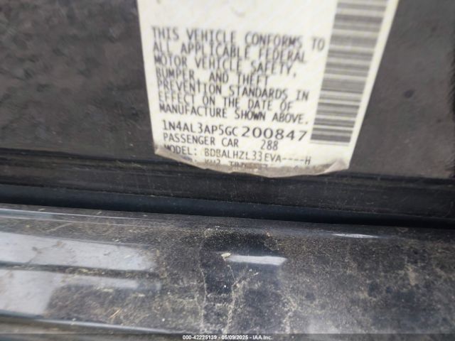 1N4AL3AP5GC200847 Nissan 2016