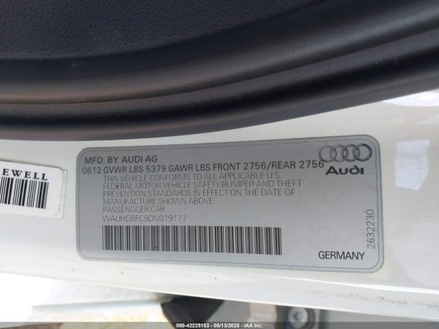 2013 AUDI A6 WAUHGBFC9DN019177 Photo 8