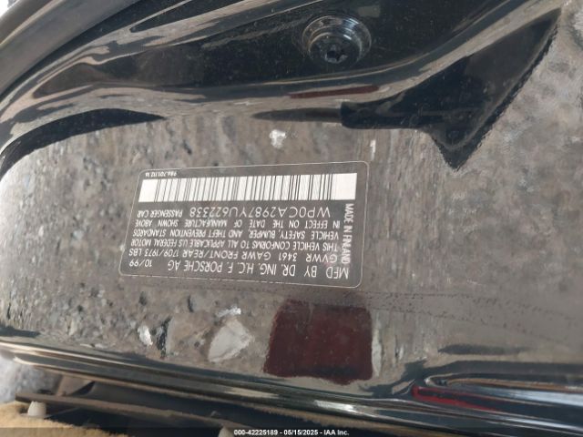 2000 PORSCHE BOXSTER WP0CA2987YU622338 Photo 8
