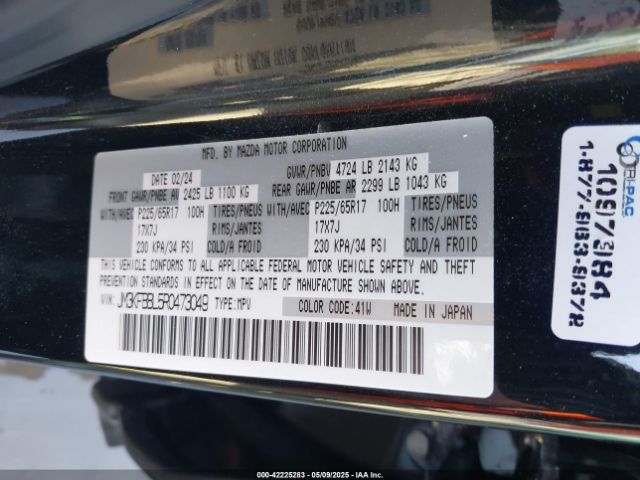 2024 MAZDA CX-5 JM3KFBBL5R0473049 Photo 8