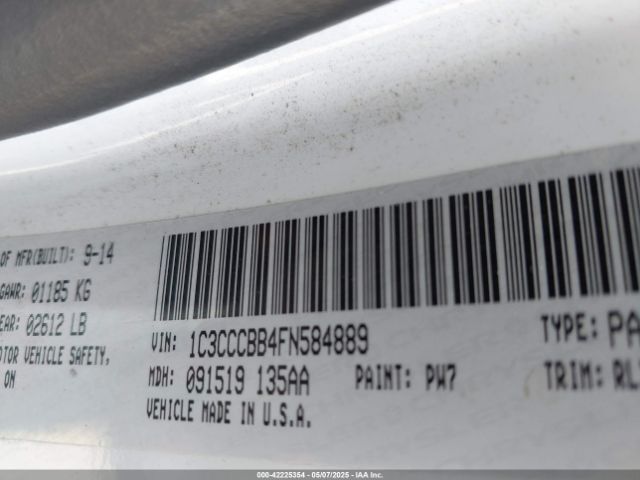1C3CCCBB4FN584889 Chrysler 200 S