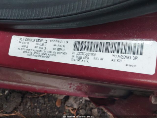 1C3CCBAB7EN214028 Chrysler 200 LX