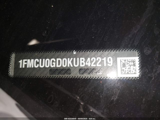 1FMCU0GD0KUB42219 Ford ESCAPE SE