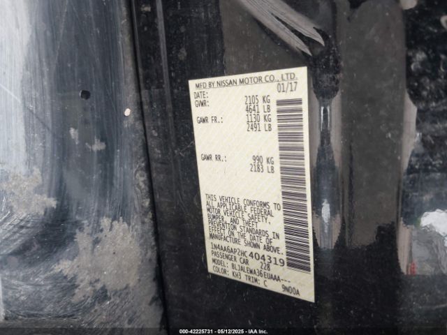 2017 NISSAN MAXIMA 1N4AA6AP2HC404319 Photo 8
