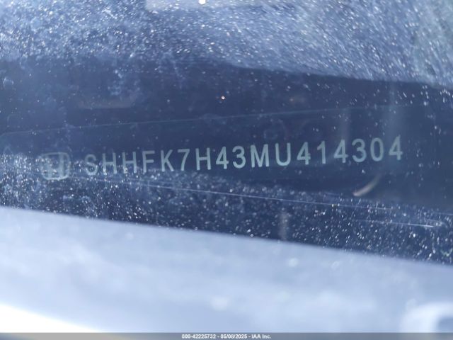 SHHFK7H43MU414304 Honda Civic Sport