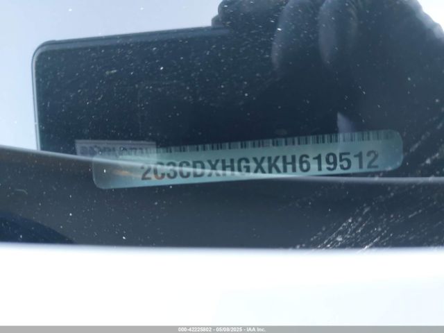 2C3CDXHGXKH619512 Dodge Charger Gt Rwd