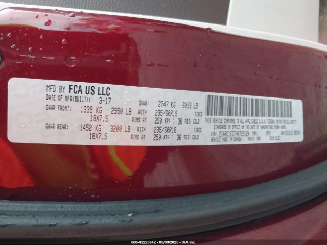 2C4RC1EG7HR729124 Chrysler Pacifica Touring-l Plus