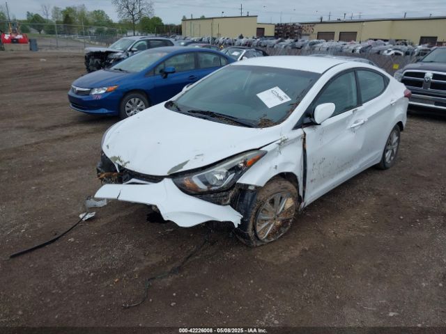 5NPDH4AE6GH660178 Hyundai ELANTRA SE