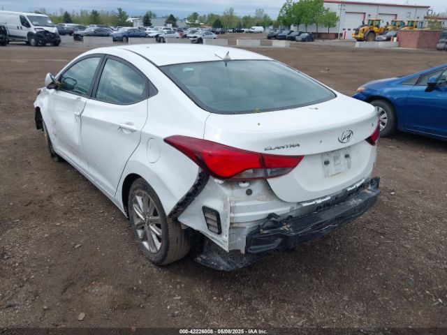 5NPDH4AE6GH660178 Hyundai ELANTRA SE