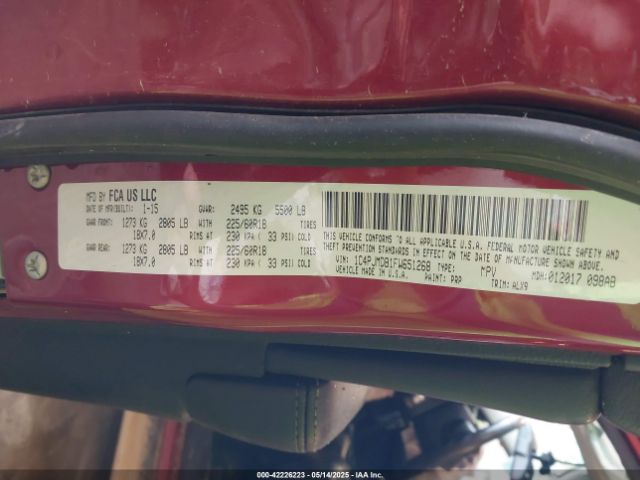 1C4PJMDB1FW651268 Jeep Cherokee Limited