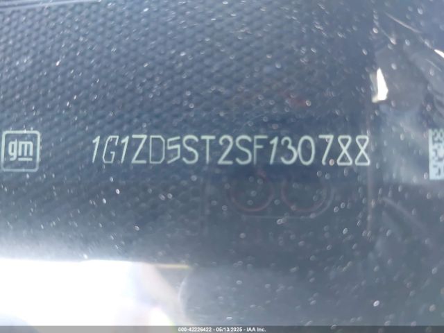 1G1ZD5ST2SF130788 Chevrolet Malibu Fwd 1lt