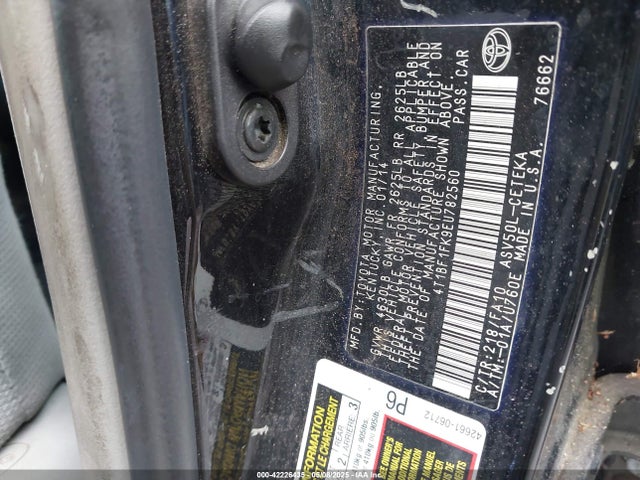 Toyota CAMRY L 2014 4T1BF1FK9EU782560 Image 9