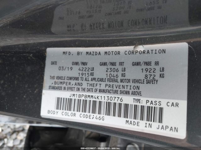 JM1BPBMM4K1130776 Mazda Mazda3 Hatchback Preferred Package